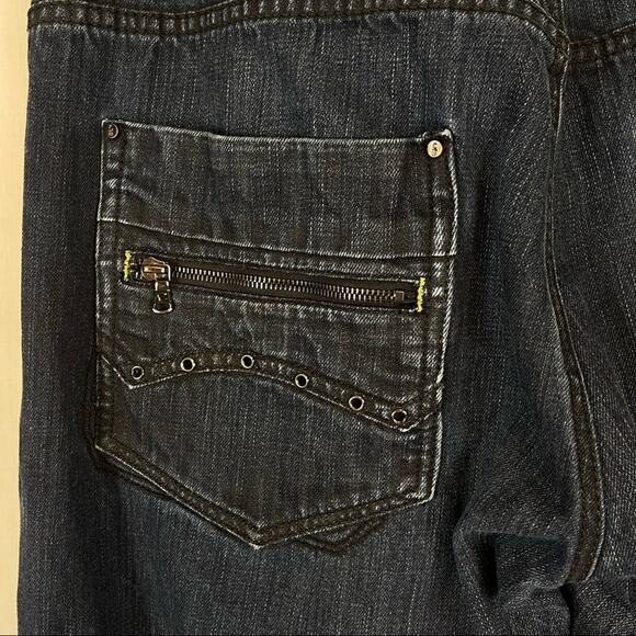 COOGI Vintage Y2K Men's Straight Leg Dark Wash Jeans 38X34 - Picture 8 of 13